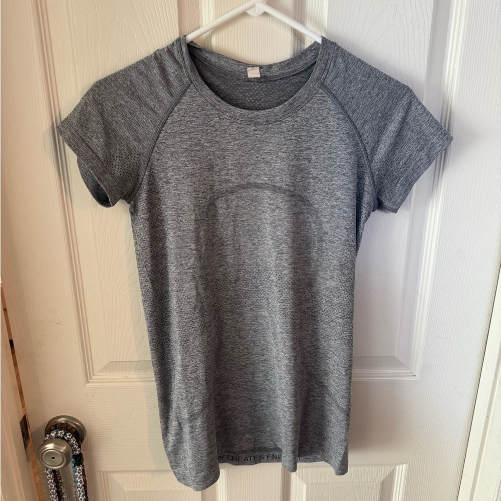 Lululemon Gray Women's Top (Swiftly Tech)